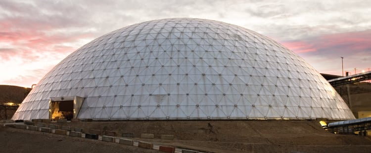 Aluminum Geodesic Domes for Aboveground Storage: FlowDome Features