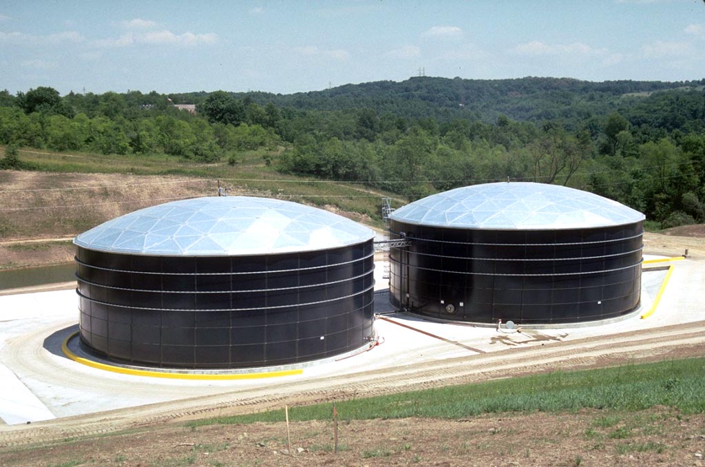 YHR Tanks: Geodesic Dome Tank Roof For Water Storage, Metal Aluminum  Roofing Systems
