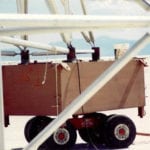 Cart holding Truss End