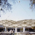 construction of trusses for walkway